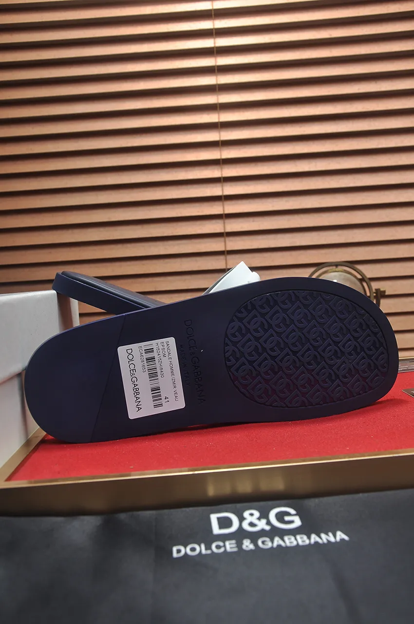 Men's shoes 💰280 [D&G] High-end quality Product trademark: DG "Dolce & Gabban*" slippers, Product material: Imported cowhide upper, original air cushion outsole, regular size: 38-45